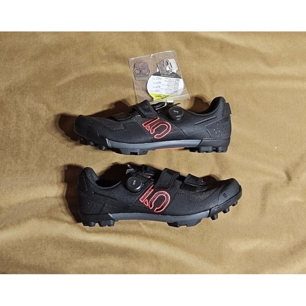 Five Ten Kestrel BOA Mountain Bike Shoes Black Red GW9431 Mens Size 9.5 NEW